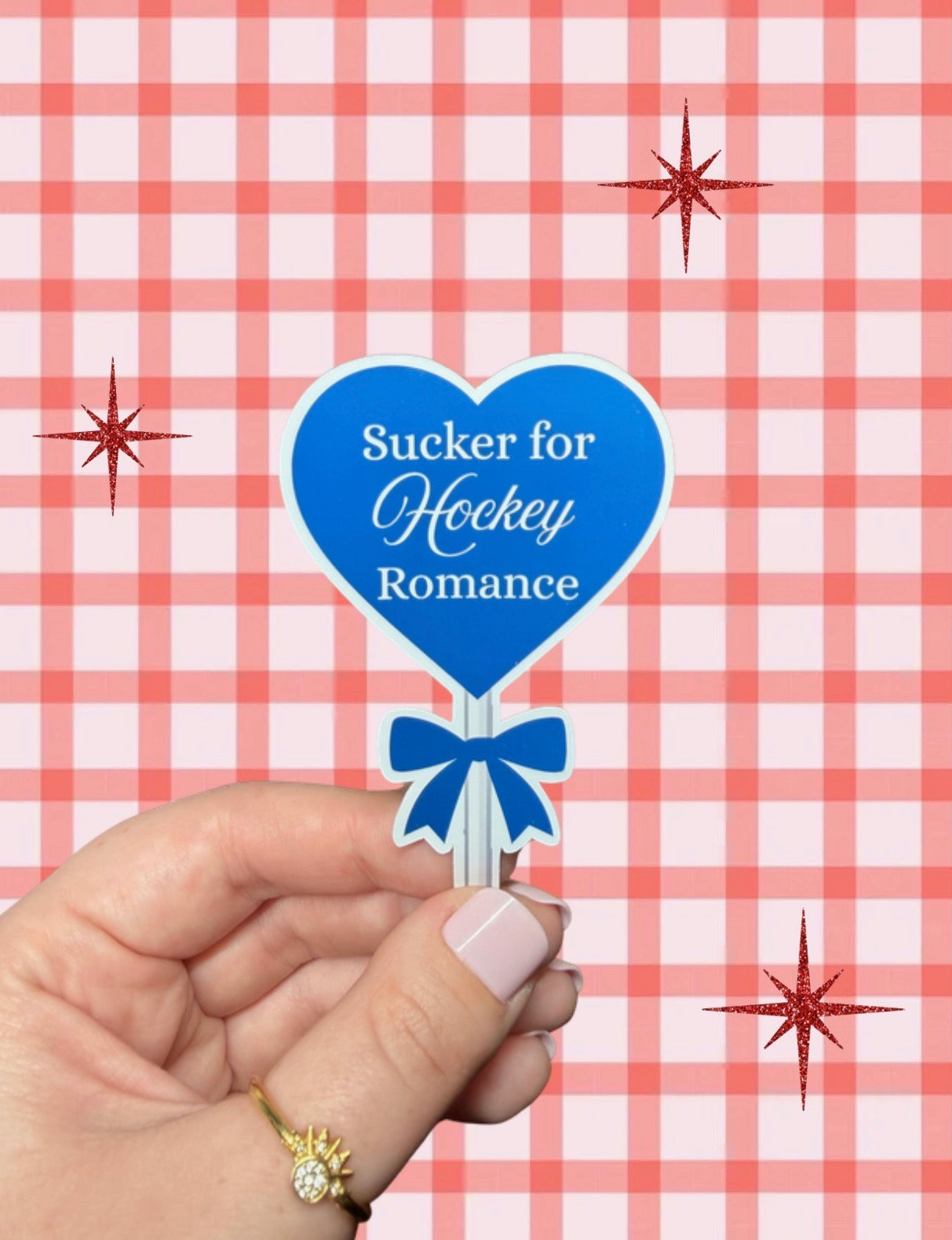 "𝐻𝑜𝒸𝓀𝑒𝓎 𝓇𝑜𝓂𝒶𝓃𝒸𝑒" sticker