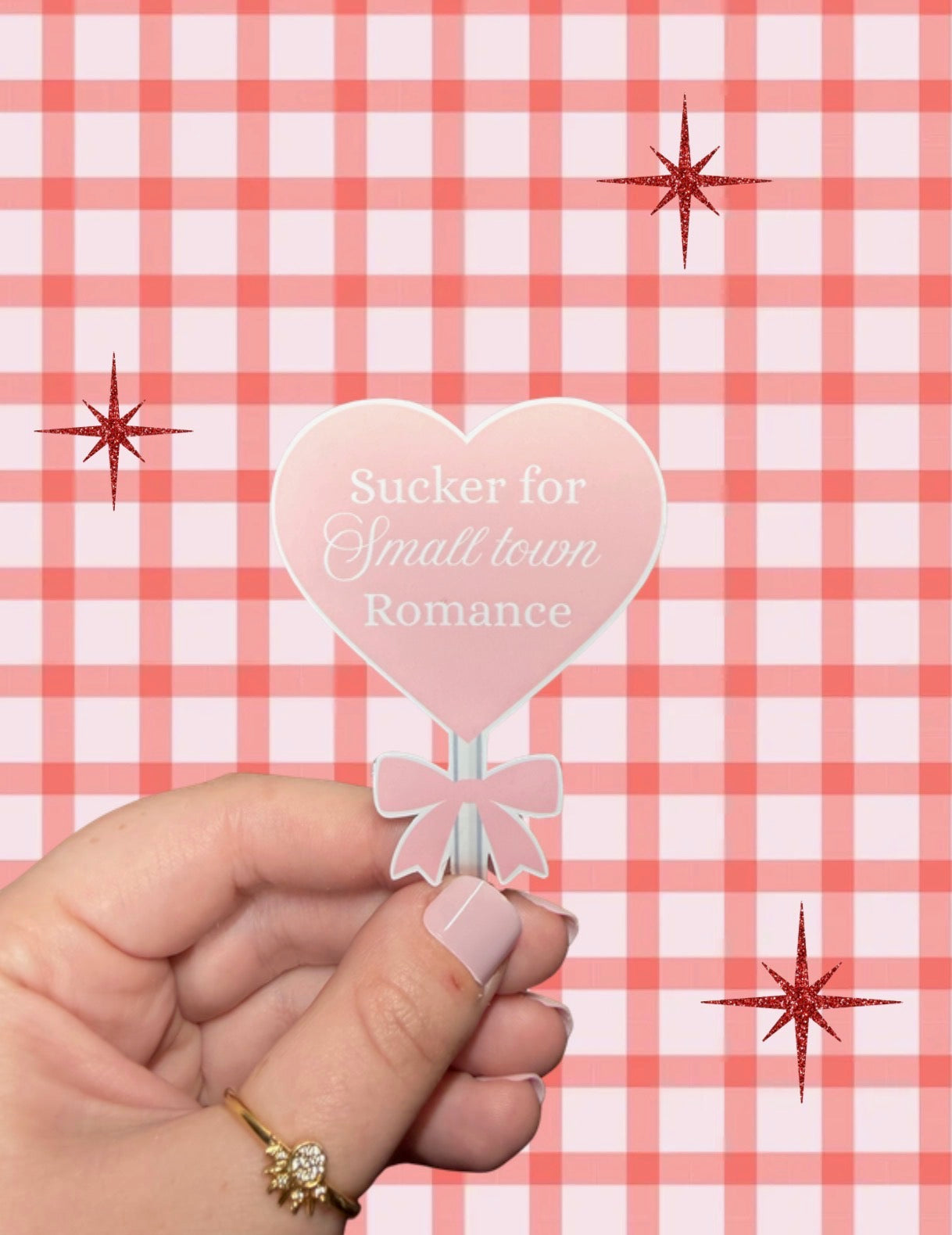 "𝒮𝓂𝒶𝓁𝓁 𝓉𝑜𝓌𝓃 𝓇𝑜𝓂𝒶𝓃𝒸𝑒" sticker