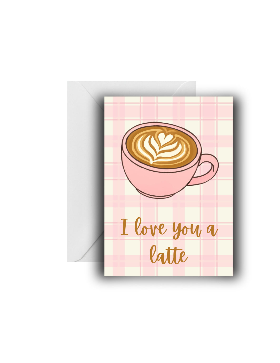"𝐼 𝓁𝑜𝓋𝑒 𝓎𝑜𝓊 𝒶 𝓁𝒶𝓉𝓉𝑒" Love Card